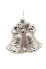 Kurt S. Adler 10th Anniversary Bells Glass Ornament