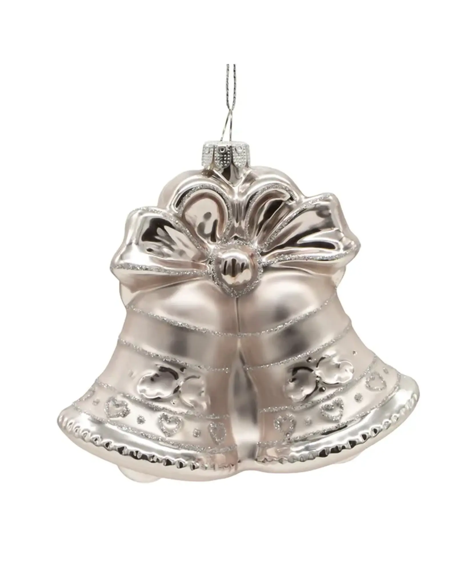 Kurt S. Adler 10th Anniversary Bells Glass Ornament