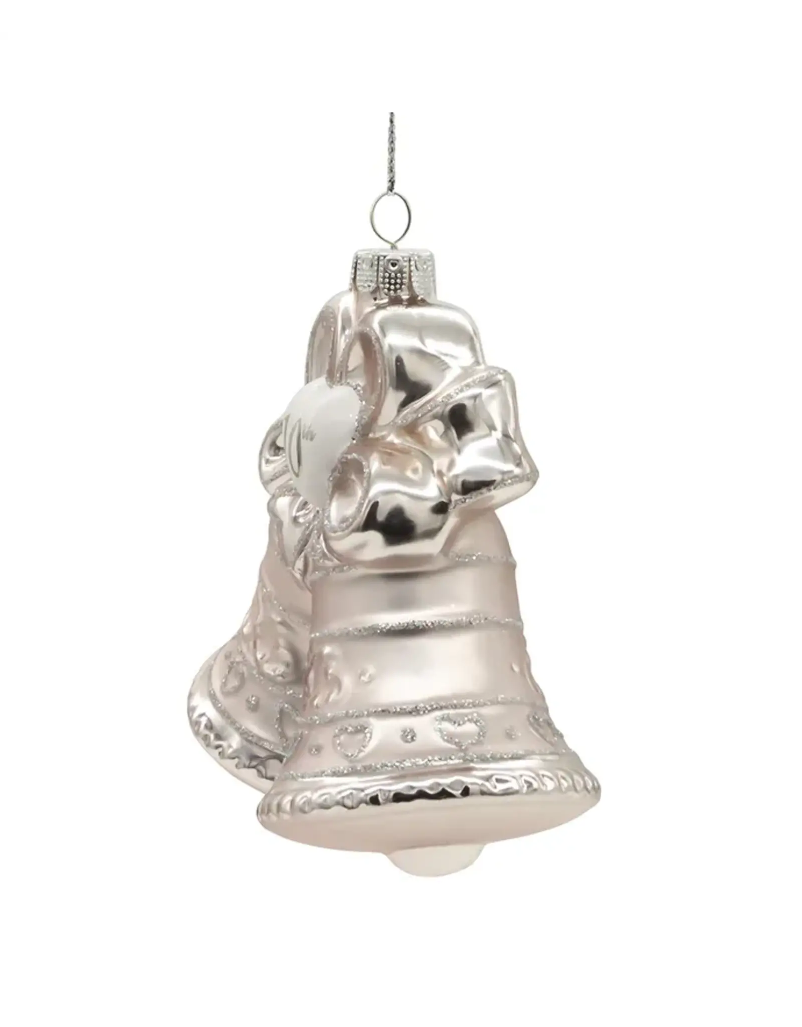 Kurt S. Adler 10th Anniversary Bells Glass Ornament