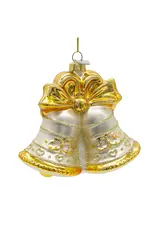 Kurt S. Adler 50th Anniversary Bells Glass Ornament