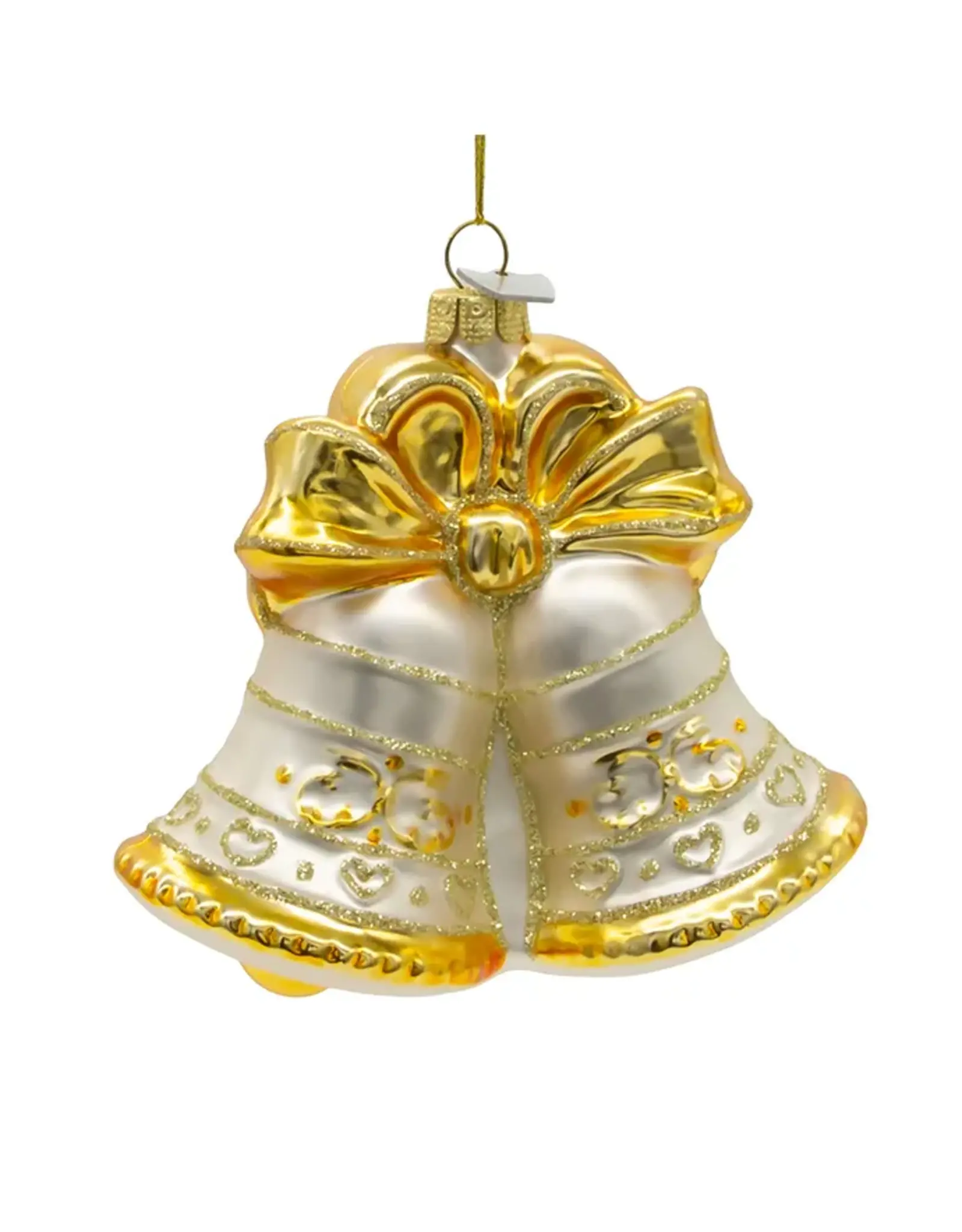 Kurt S. Adler 50th Anniversary Bells Glass Ornament