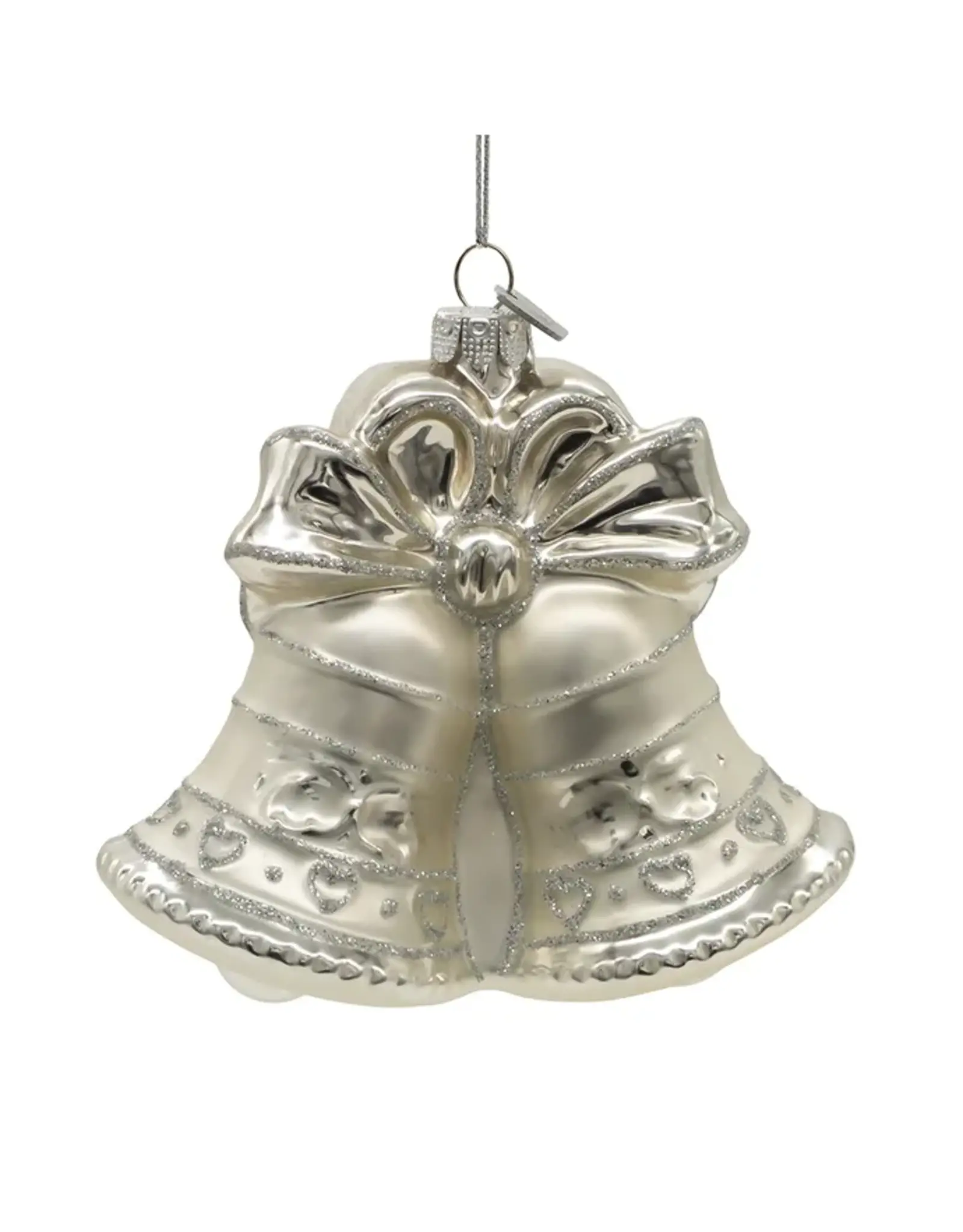 Kurt S. Adler 25th Anniversary Bells Glass Ornament