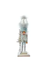 Kurt S. Adler Snowy Musical Snow Globe Nutcracker