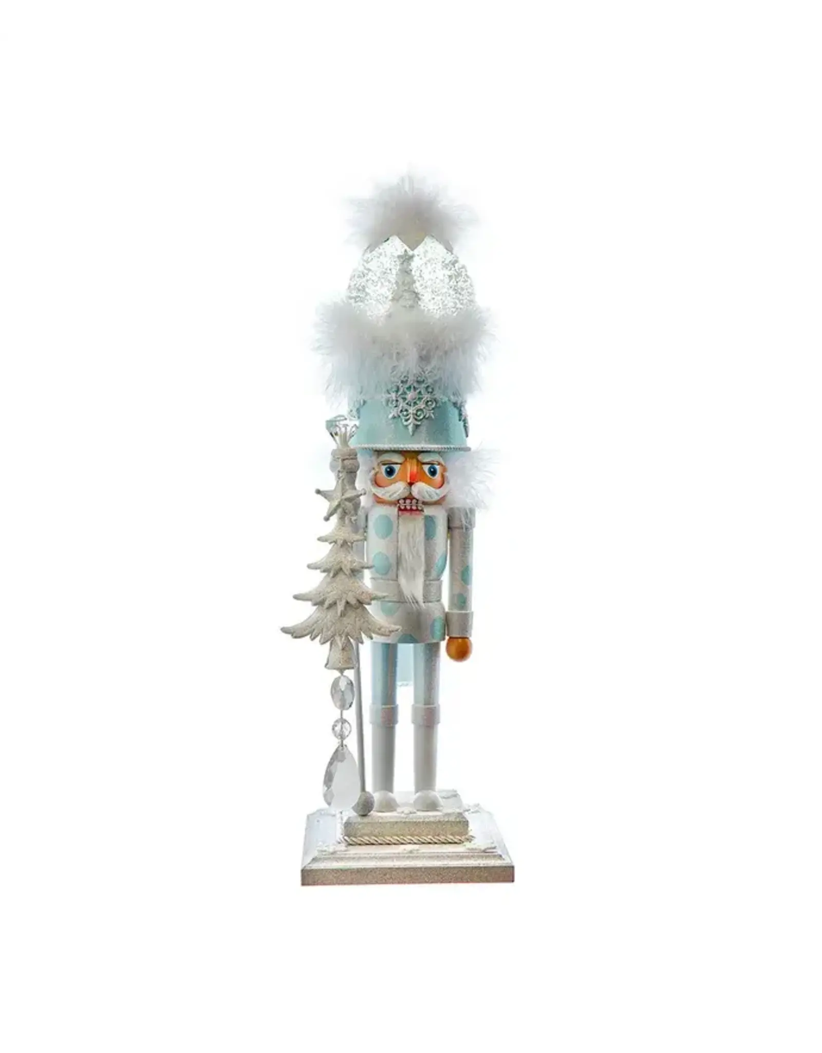 Kurt S. Adler Snowy Musical Snow Globe Nutcracker