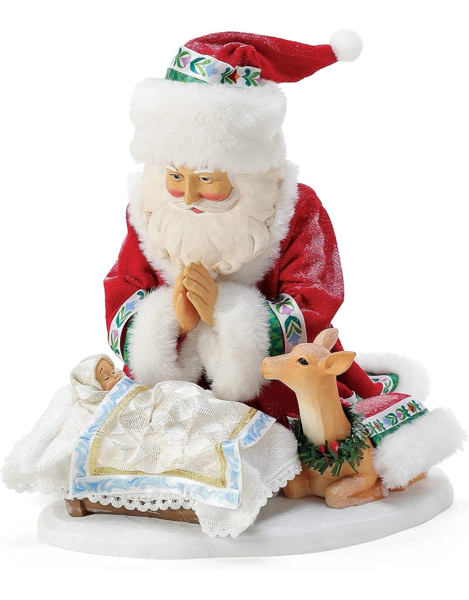 Possible Dreams "Wrapped In Love" Kneeling Santa