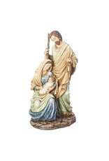 Roman Soft Blue Holy Family