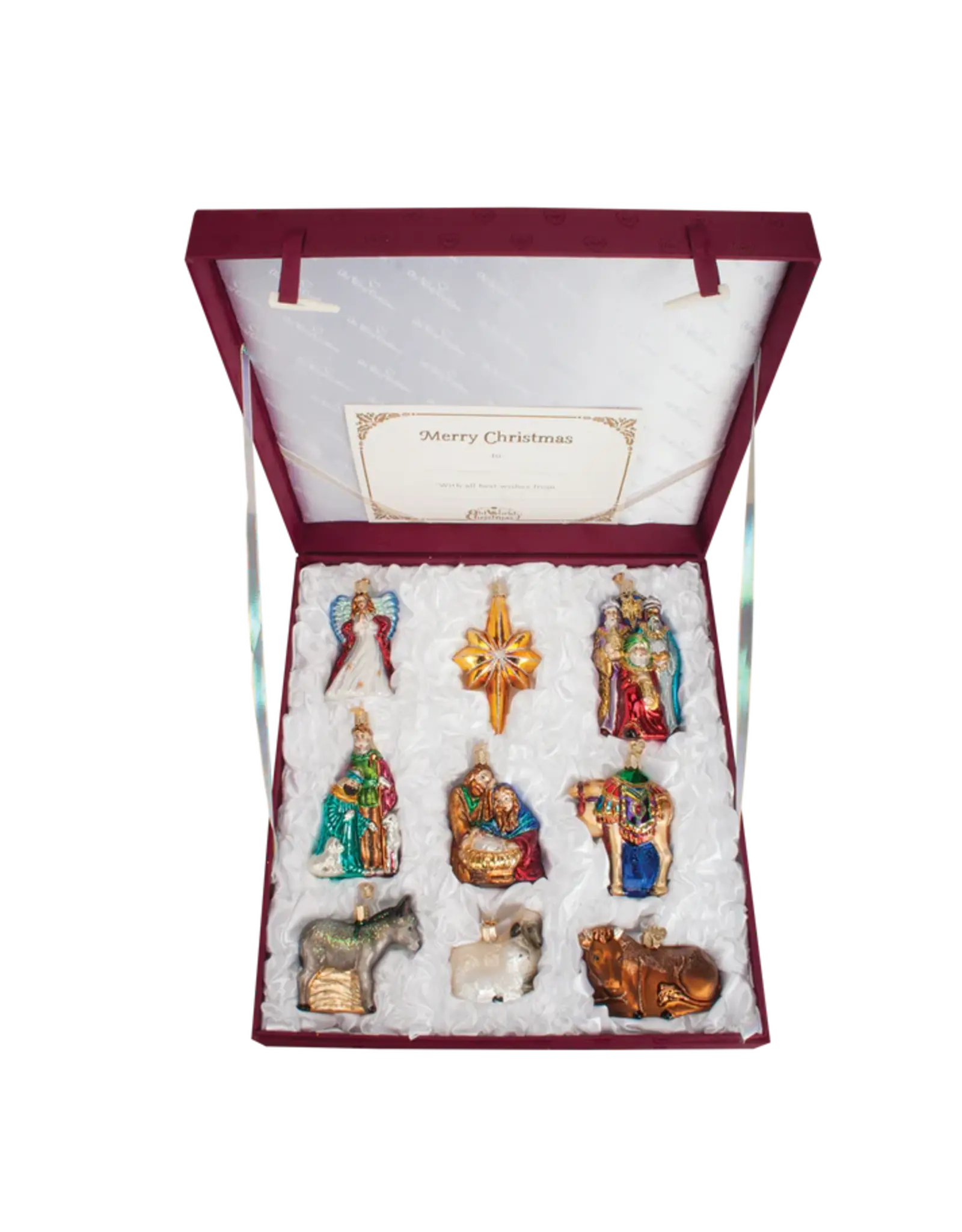 Old World Christmas Nativity Ornaments Collection