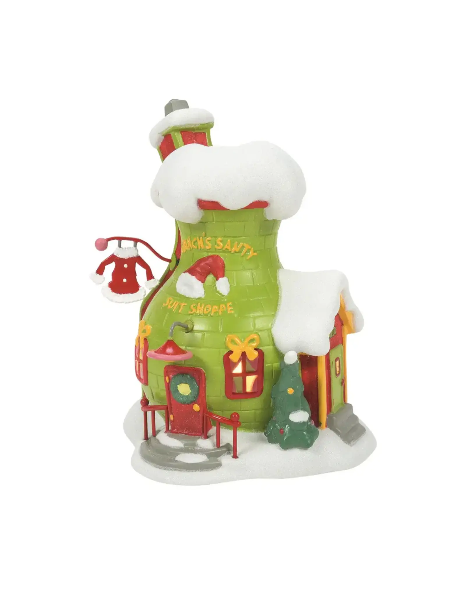 Department 56 Grinch's Santy Suit Shoppe