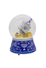 Kurt S. Adler Hanukkah Dreidel Musical Snow Globe