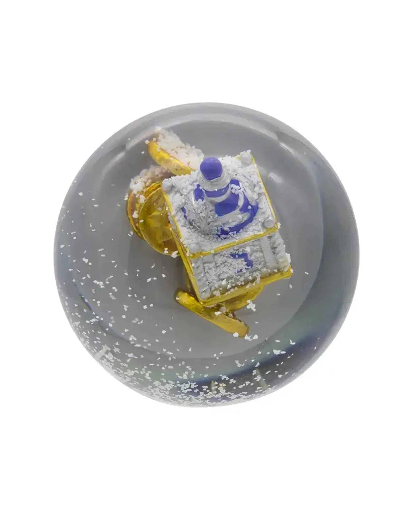 Kurt S. Adler Hanukkah Dreidel Musical Snow Globe