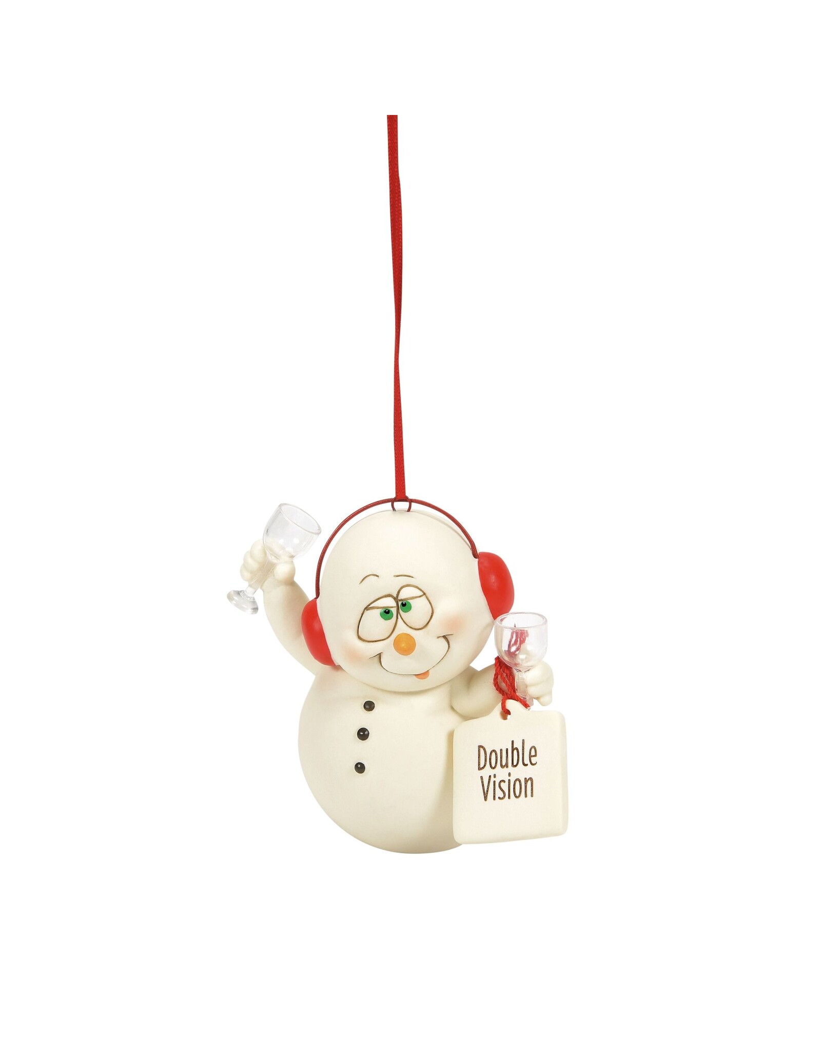 Enesco Double Vision Snowpinion Ornament