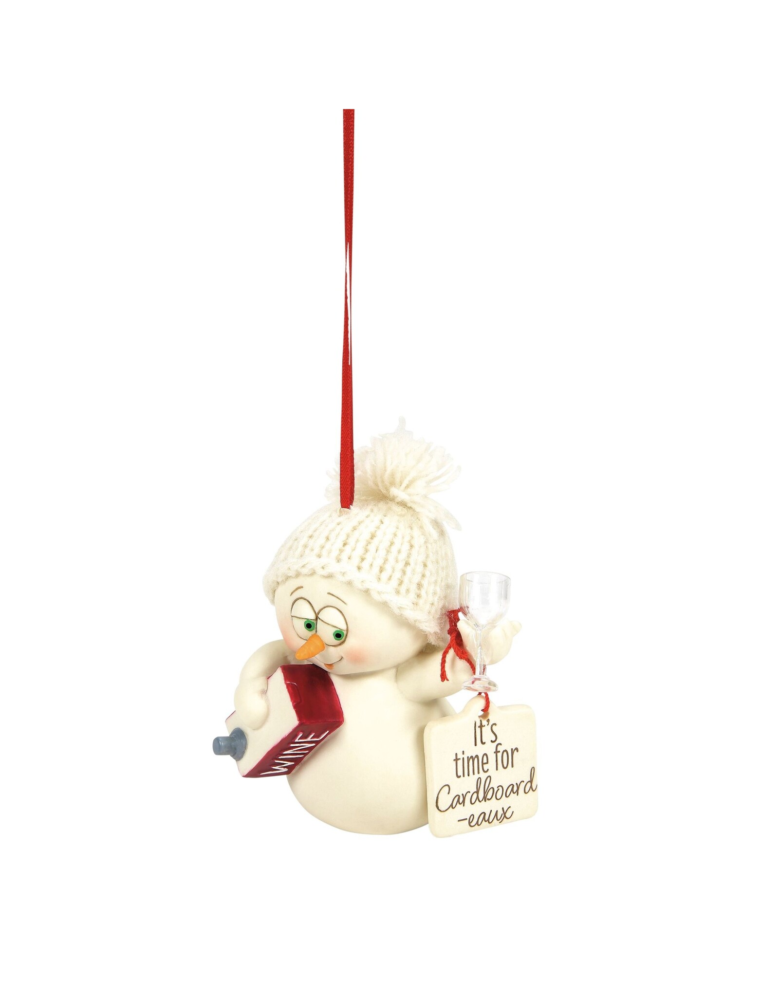 Enesco Time for Cardboard-eaux Snowpinion Ornament