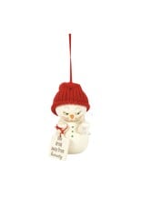 Enesco One Drink From Honesty Snowpinion Ornament