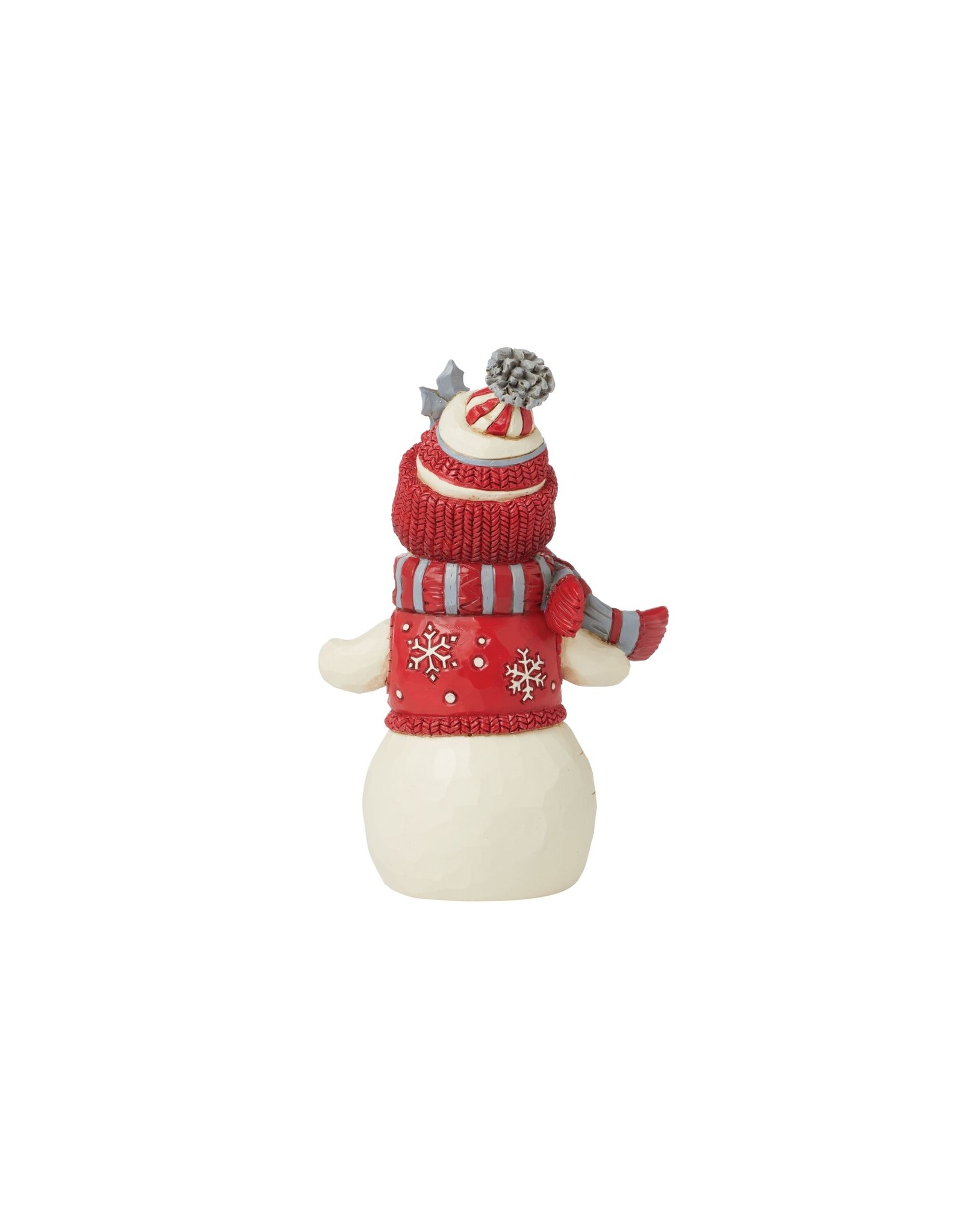 Jim Shore Bundled Up Tight Nordic Noel Snowman