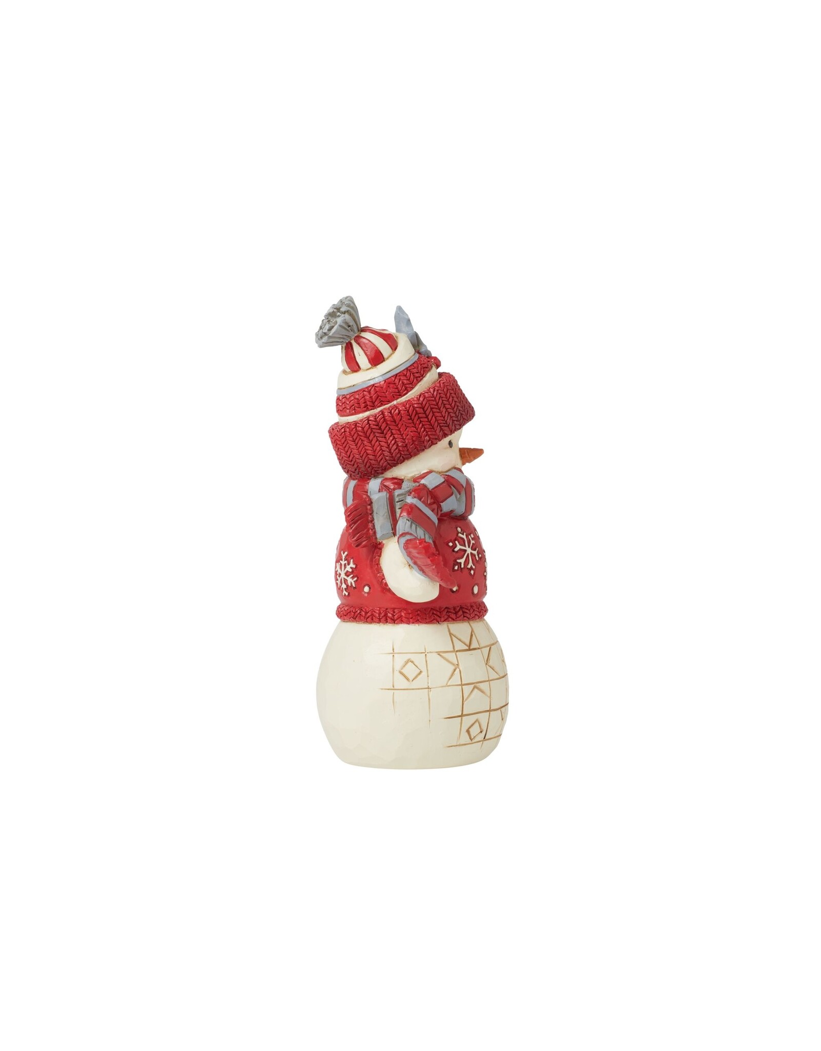 Jim Shore Bundled Up Tight Nordic Noel Snowman