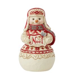 Jim Shore Signs of Christmas Nordic Noel Snowman