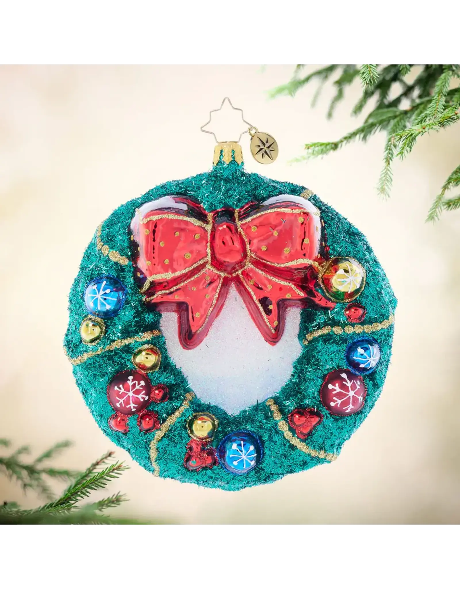 Radko Enchanted Evergreen Wreath