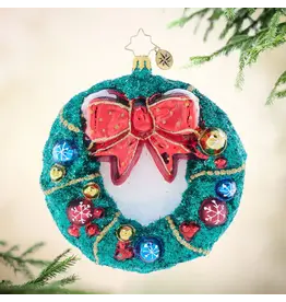 Radko Enchanted Evergreen Wreath