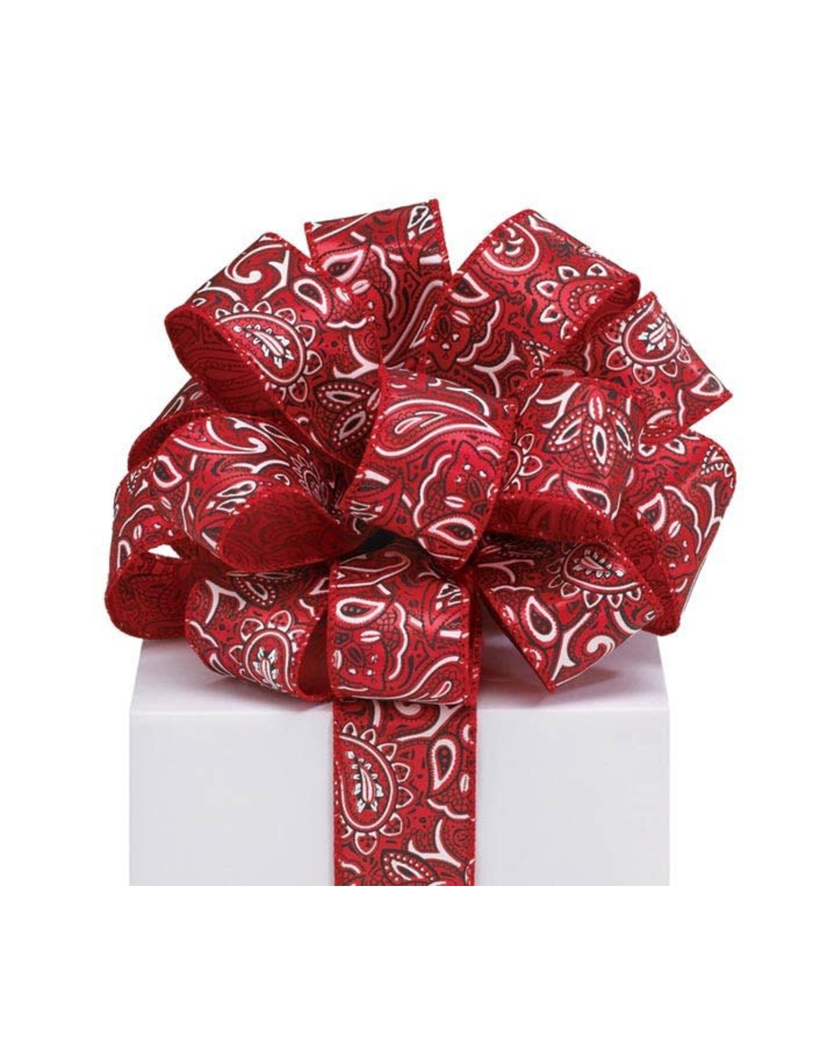 B&B Red Bandana Ribbon - 20 yards