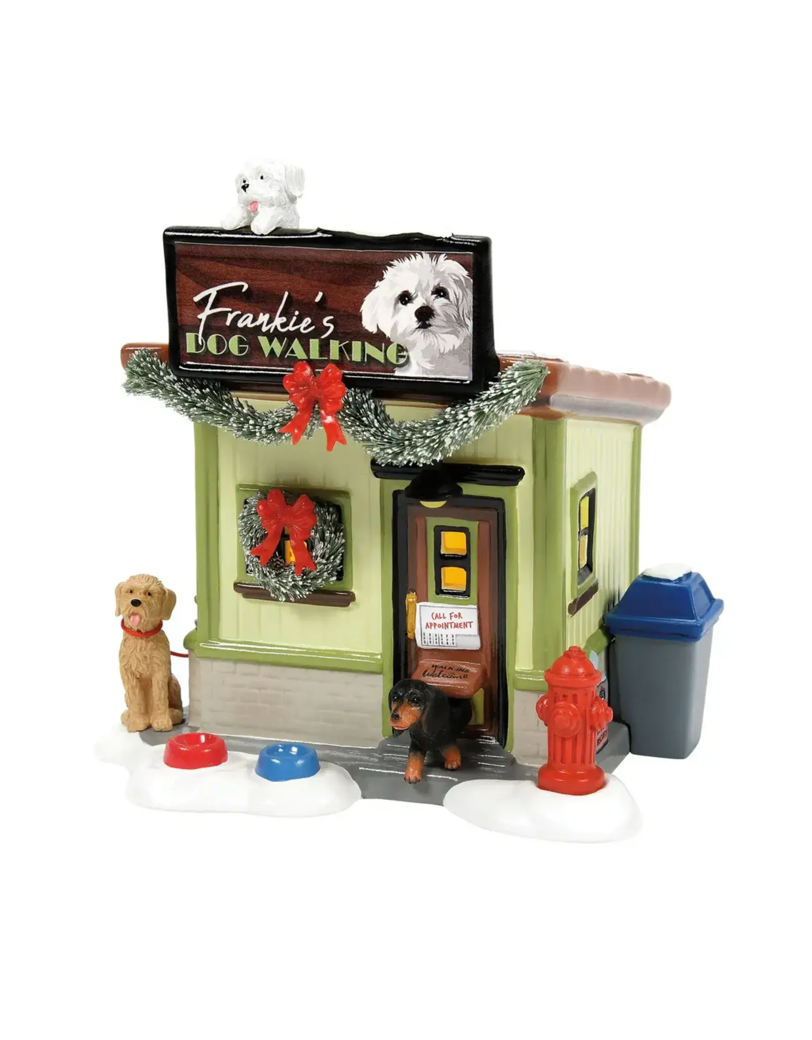 Department 56 Frankie's Dog Walking Co