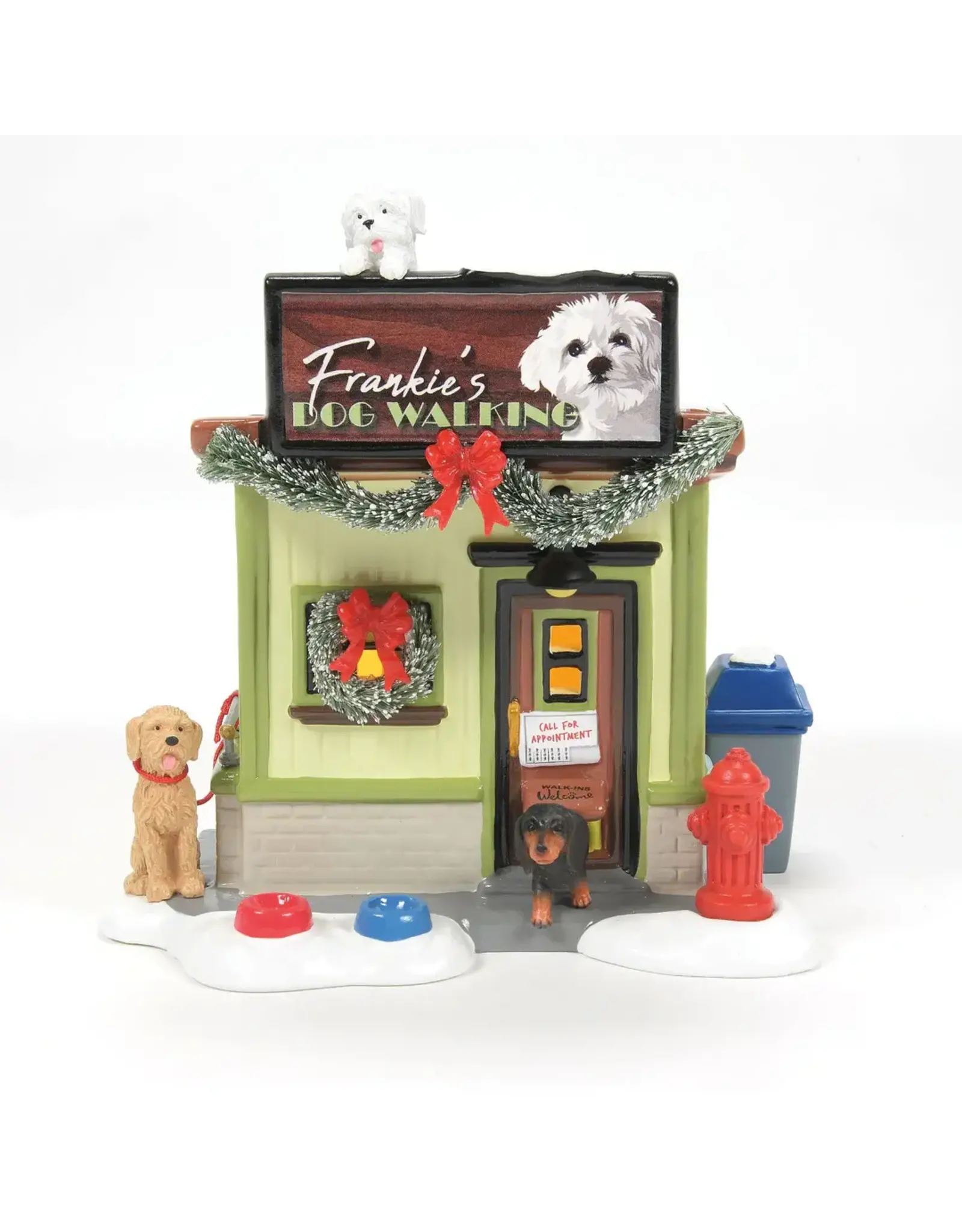 Department 56 Frankie's Dog Walking Co