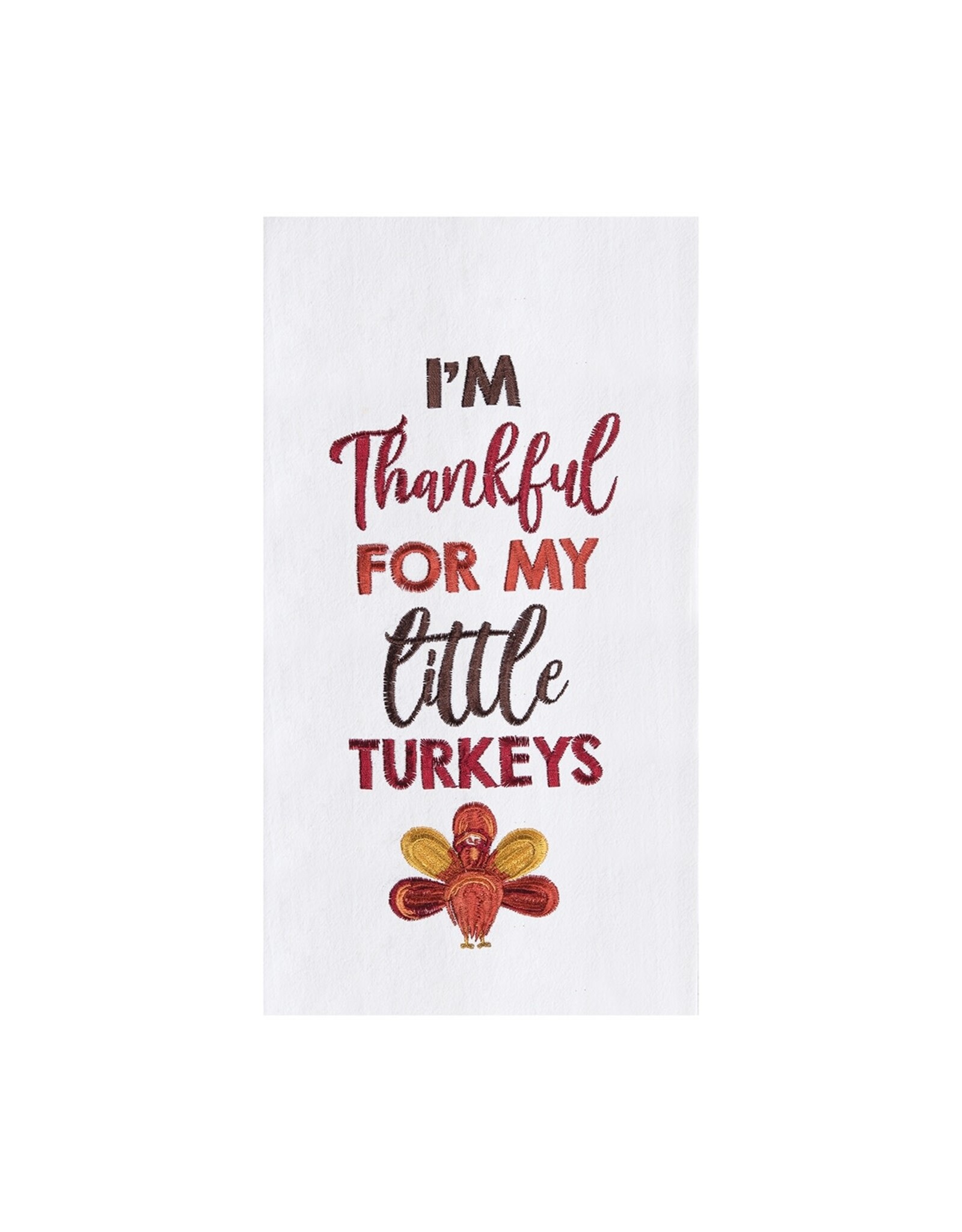 C&F/Gallerie II Little Turkey Flour Sack Kitchen Towel