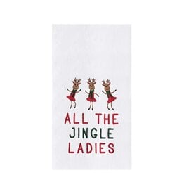 C&F/Gallerie II All The Jingle Ladies Flour Sack Towel