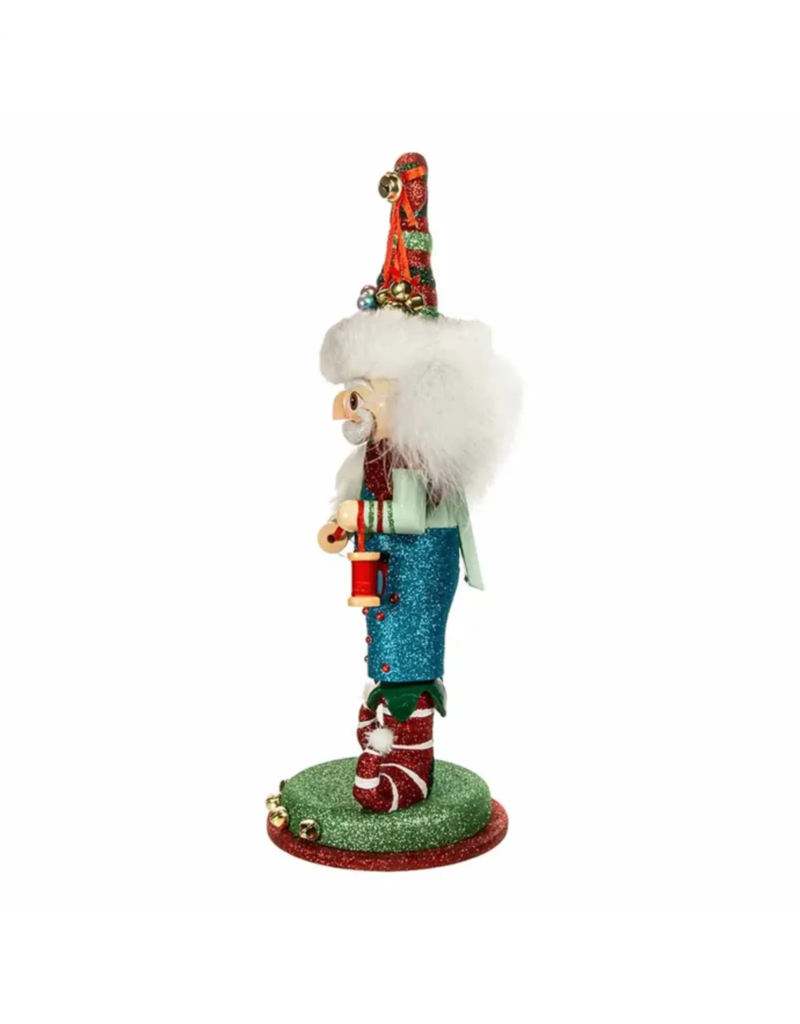 Kurt S. Adler Elf with Teddy Bear Nutcracker