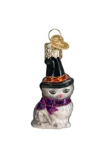 Old World Christmas Mini Witch Cat Gumdrop Ornament