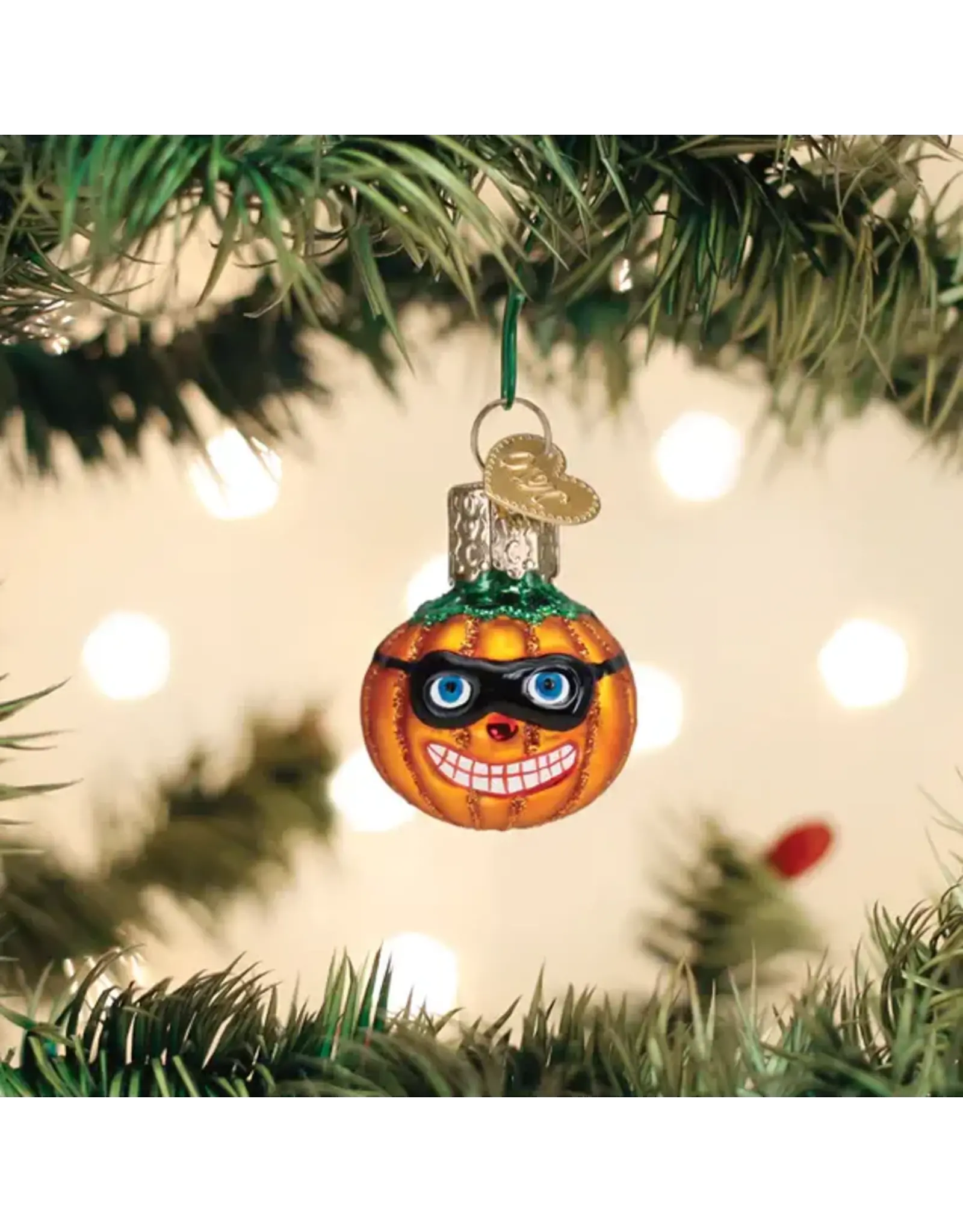 Old World Christmas Mini Masked Jack O'Lantern Gumdrop Ornament