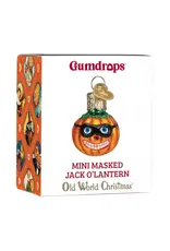 Old World Christmas Mini Masked Jack O'Lantern Gumdrop Ornament