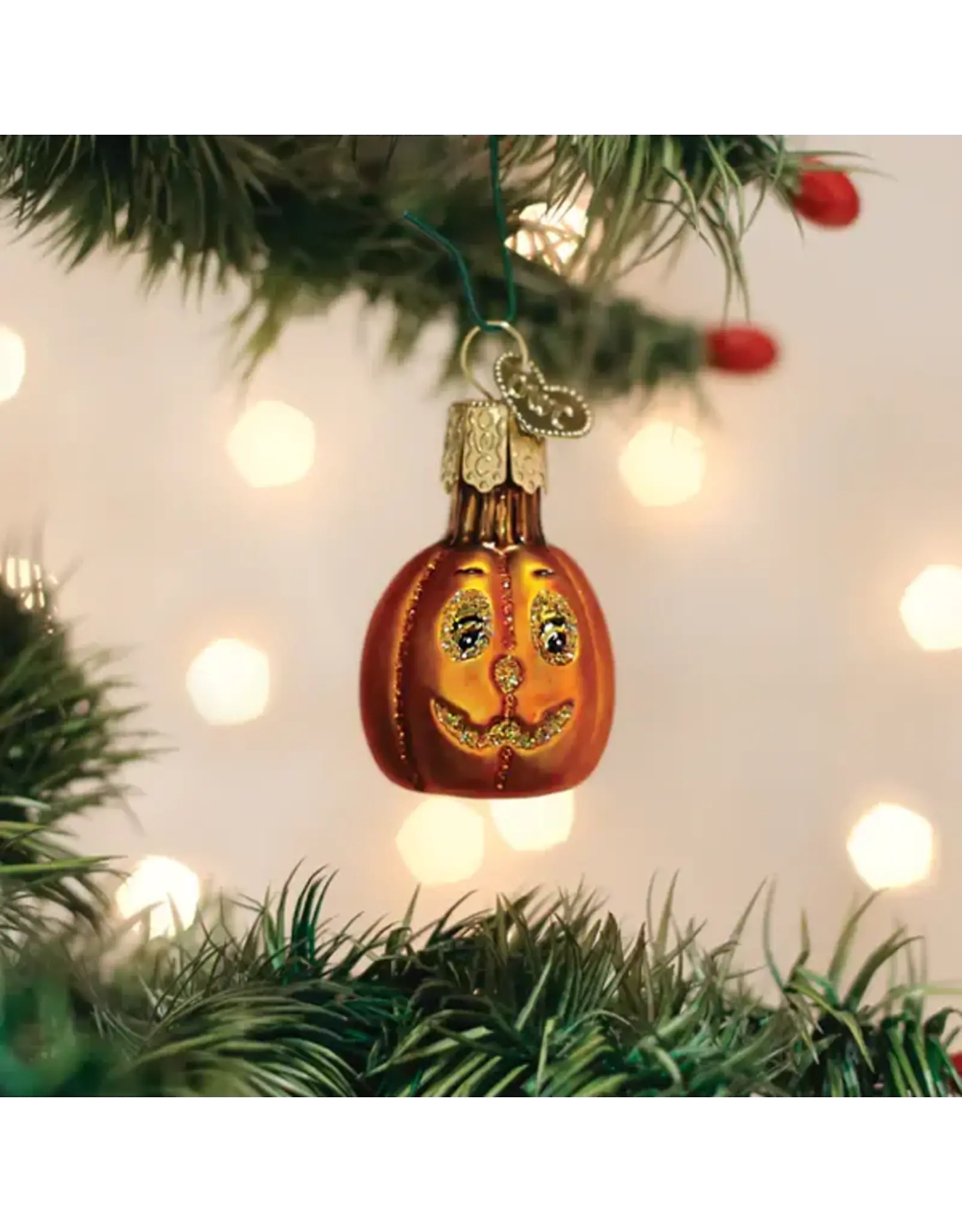 Old World Christmas Mini Jack O'Lantern Gumdrop Ornament