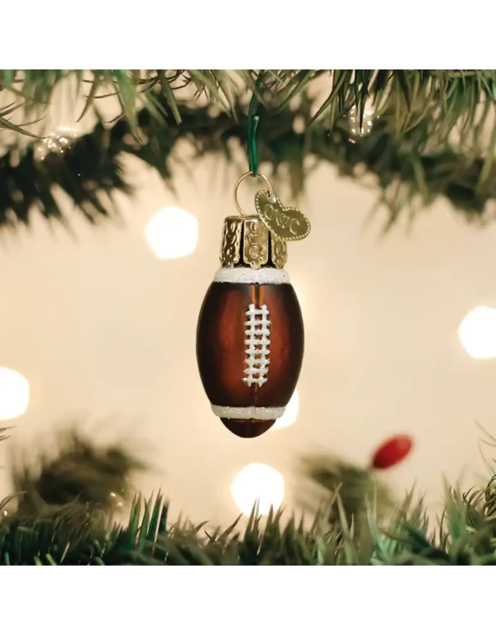 Old World Christmas Mini Football Gumdrop Ornament