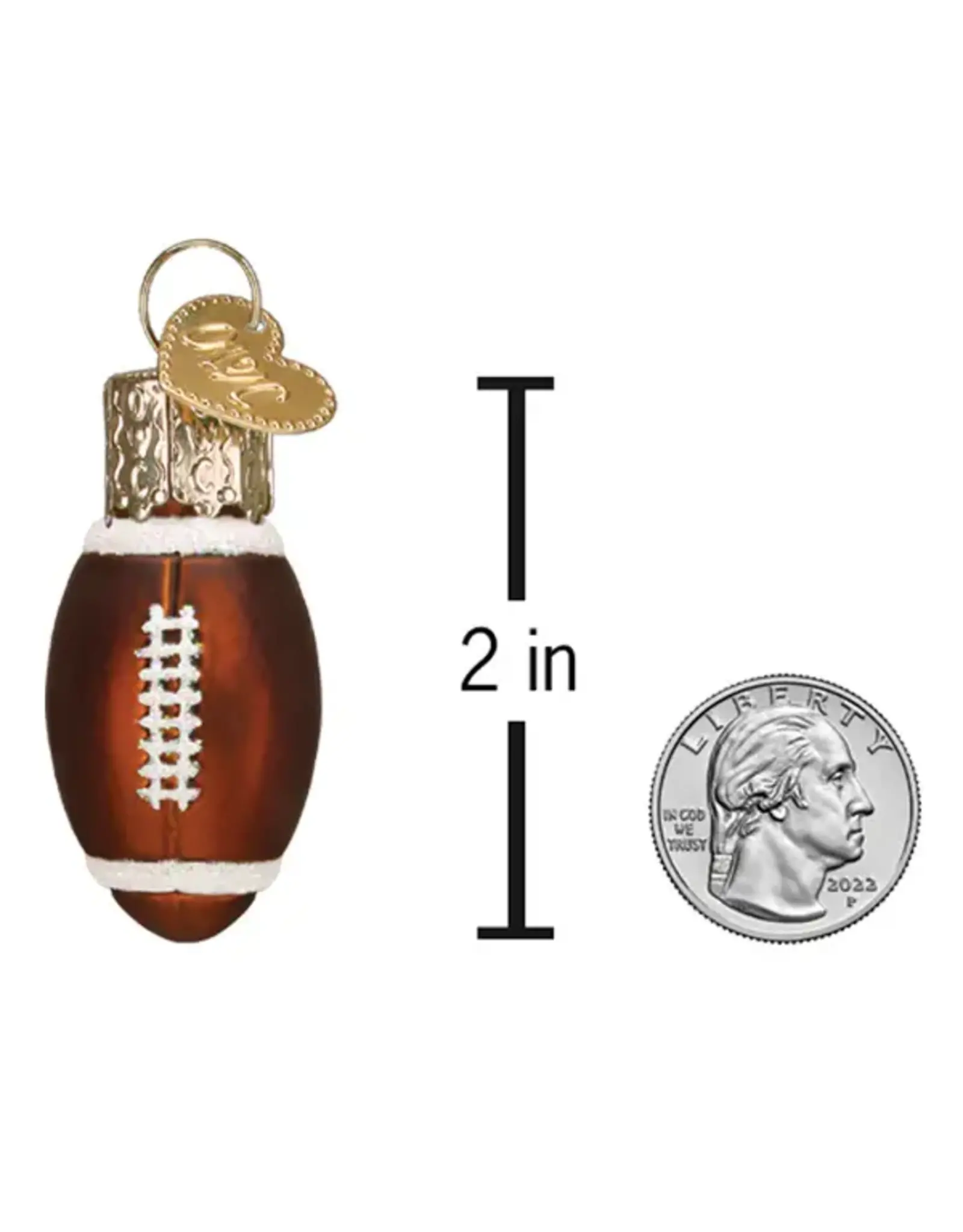 Old World Christmas Mini Football Gumdrop Ornament