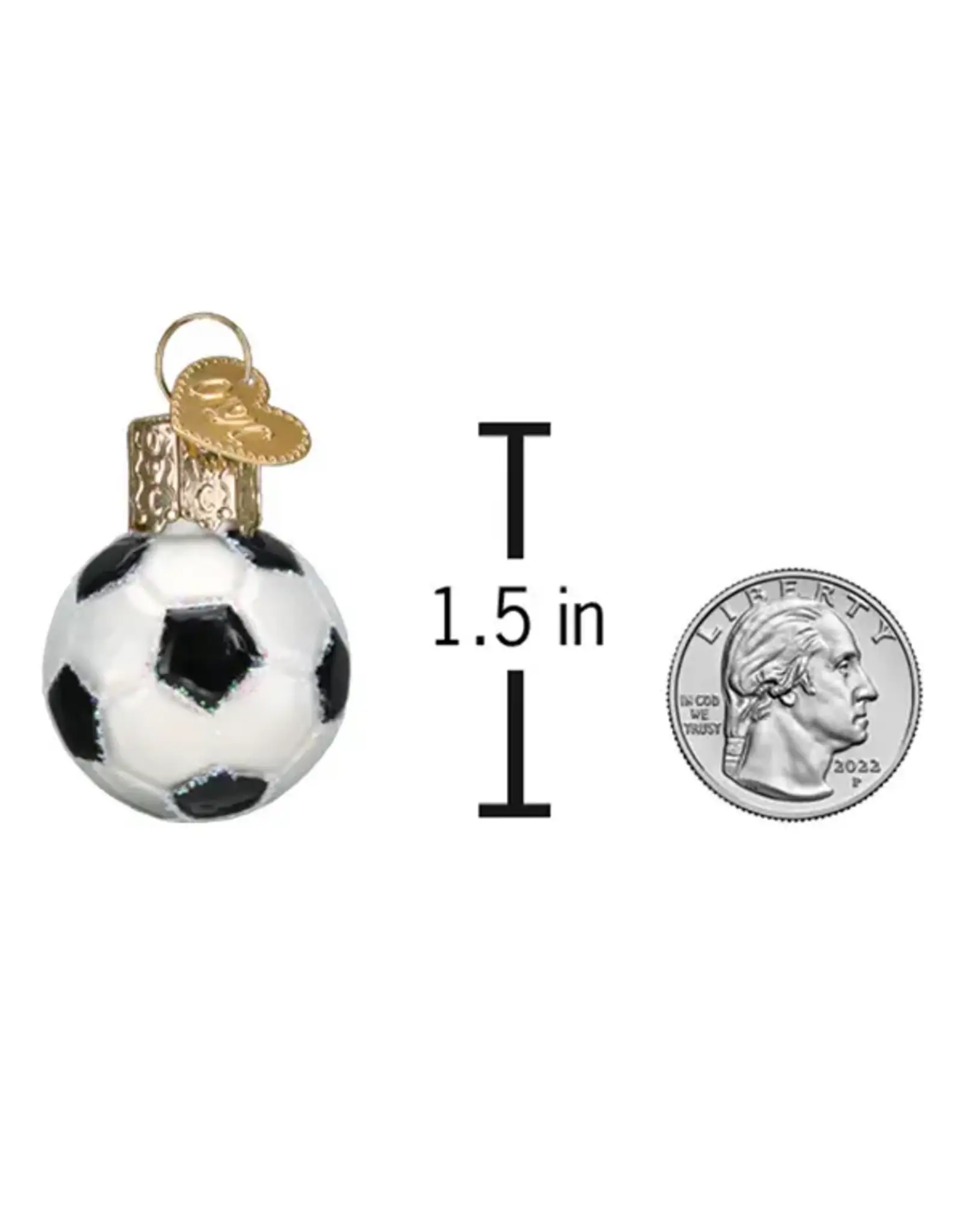 Old World Christmas Mini Soccer Ball Gumdrop Ornament