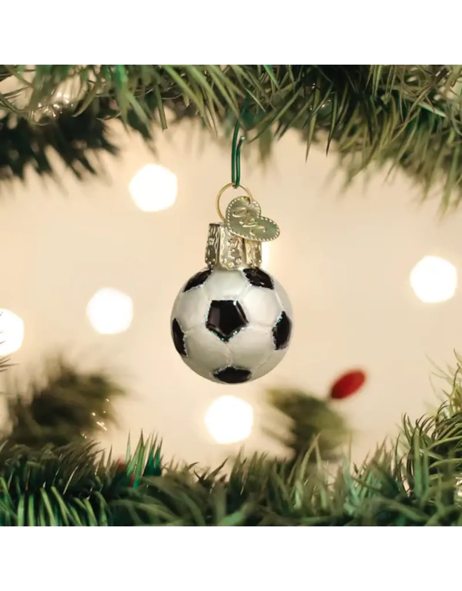 Old World Christmas Mini Soccer Ball Gumdrop Ornament