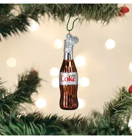 Old World Christmas Mini Diet Coke Bottle Gumdrop Ornament