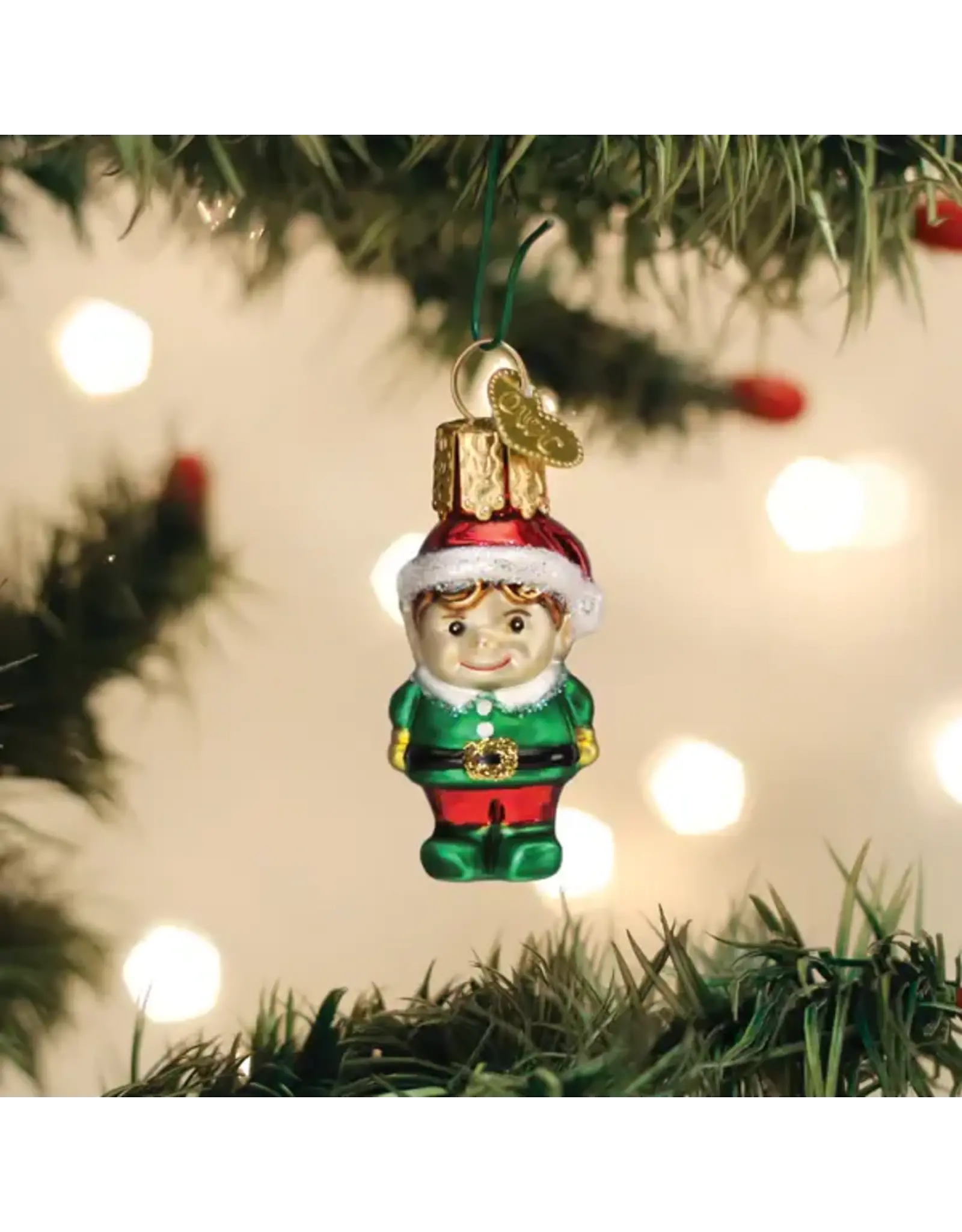 Old World Christmas Mini Elf Gumdrop Ornament