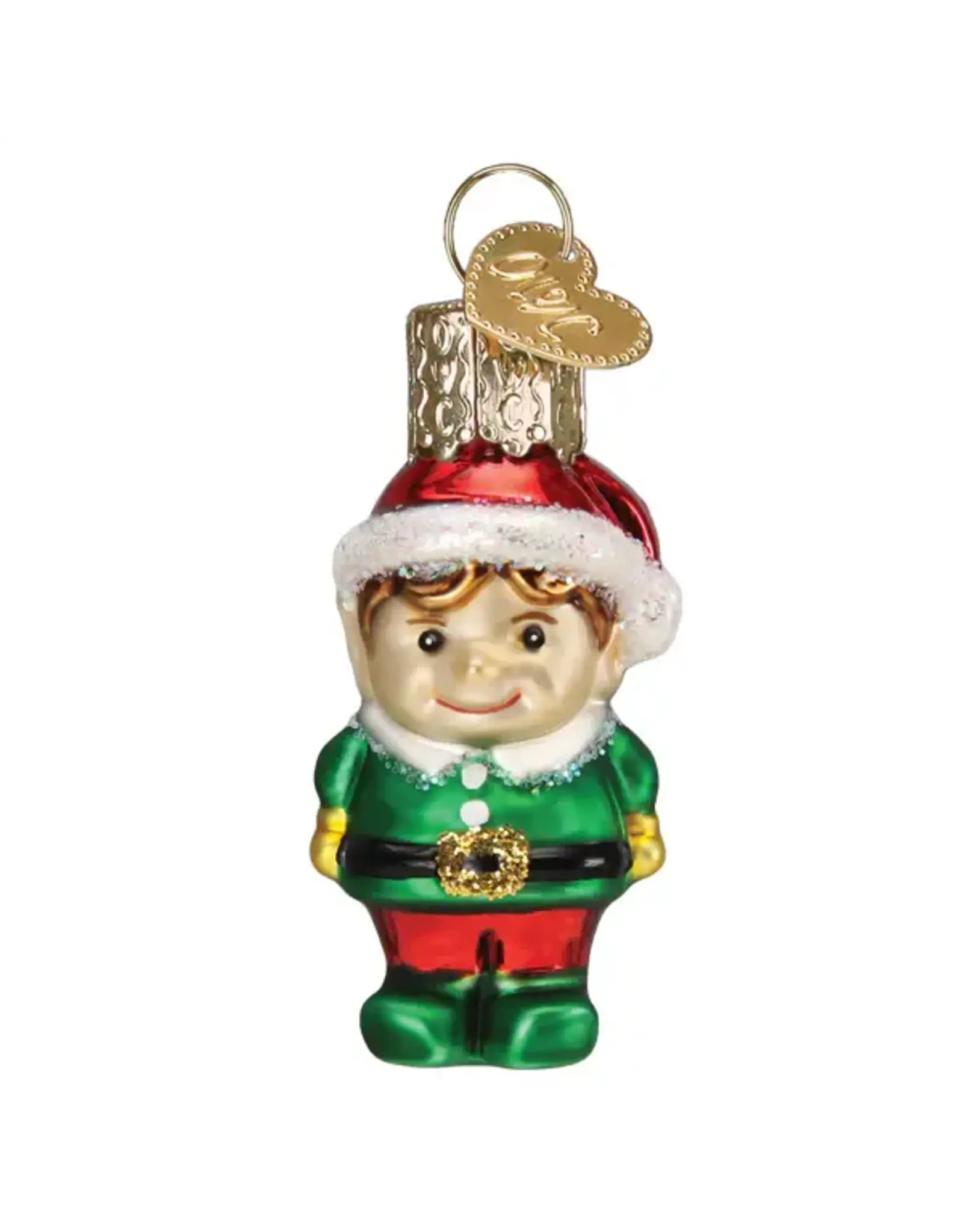 Old World Christmas Mini Elf Gumdrop Ornament