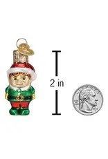 Old World Christmas Mini Elf Gumdrop Ornament