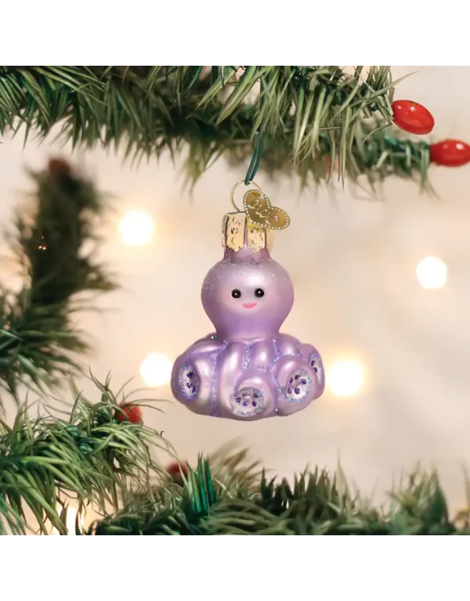 Old World Christmas Mini Octopus Gumdrop Ornament