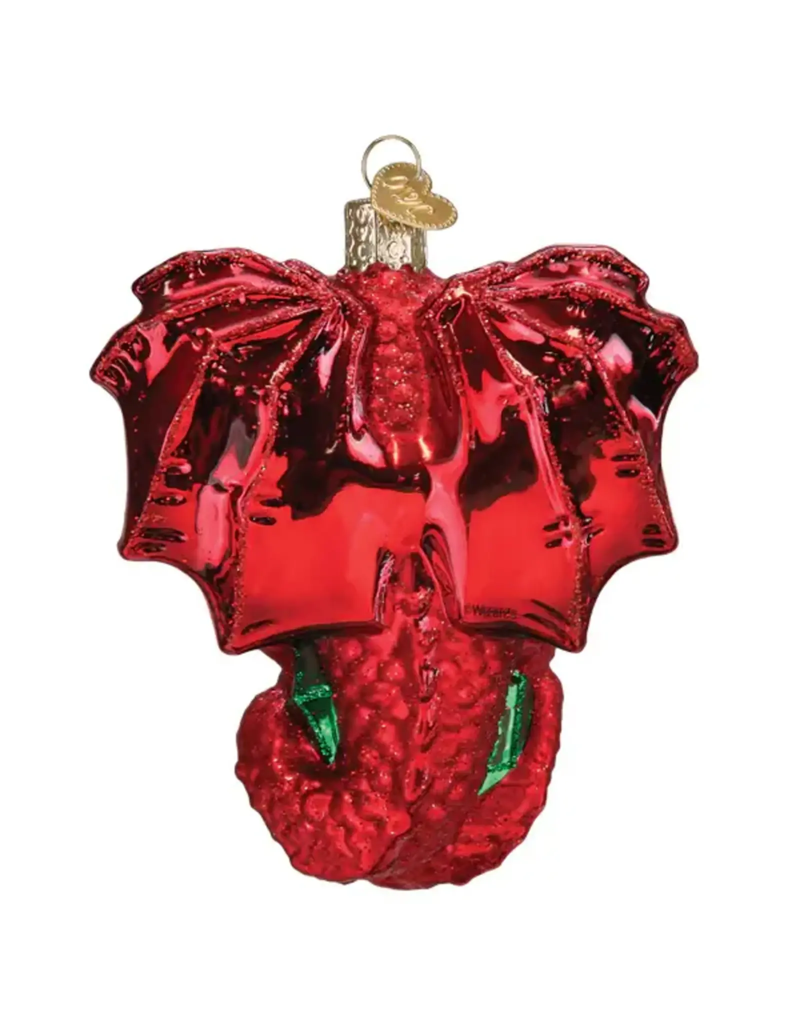 Old World Christmas Dungeons & Dragons Red Dragon Ornament