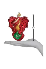 Old World Christmas Dungeons & Dragons Red Dragon Ornament