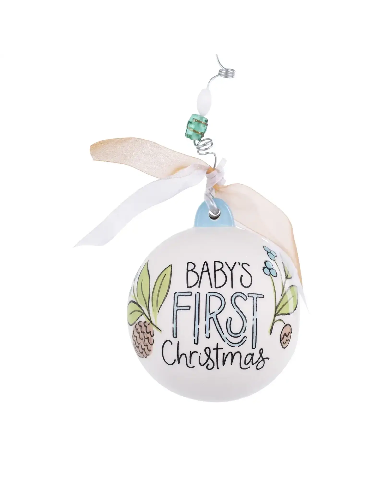 Glory Haus Boy Baby's 1st Ornament with Deer