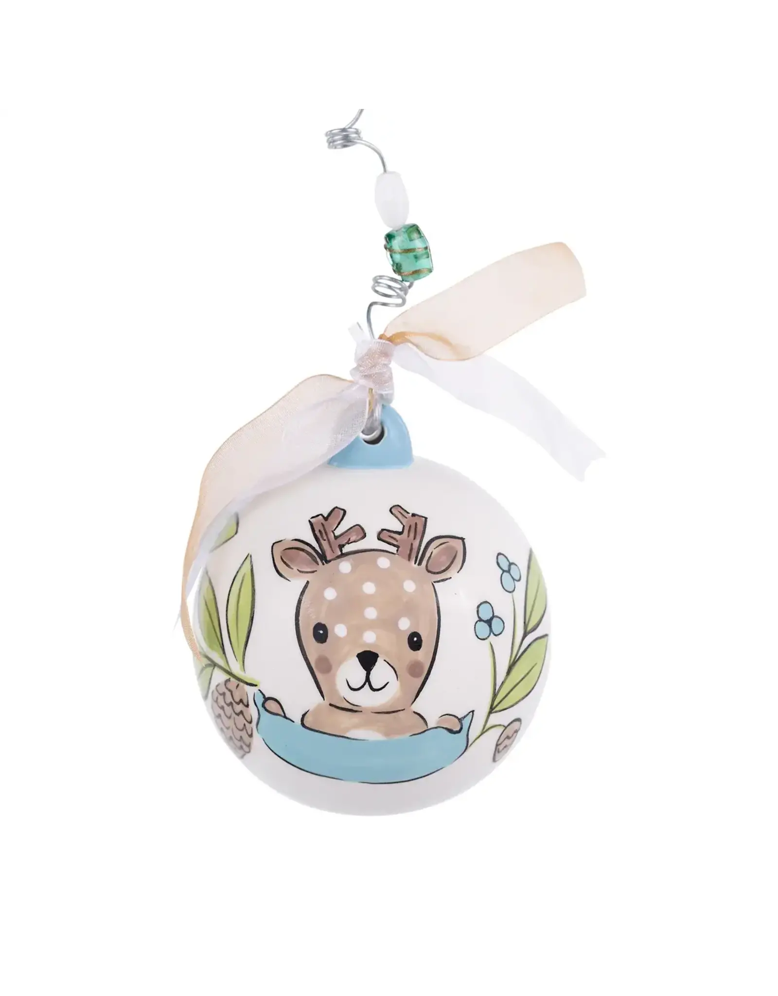 Glory Haus Boy Baby's 1st Ornament with Deer