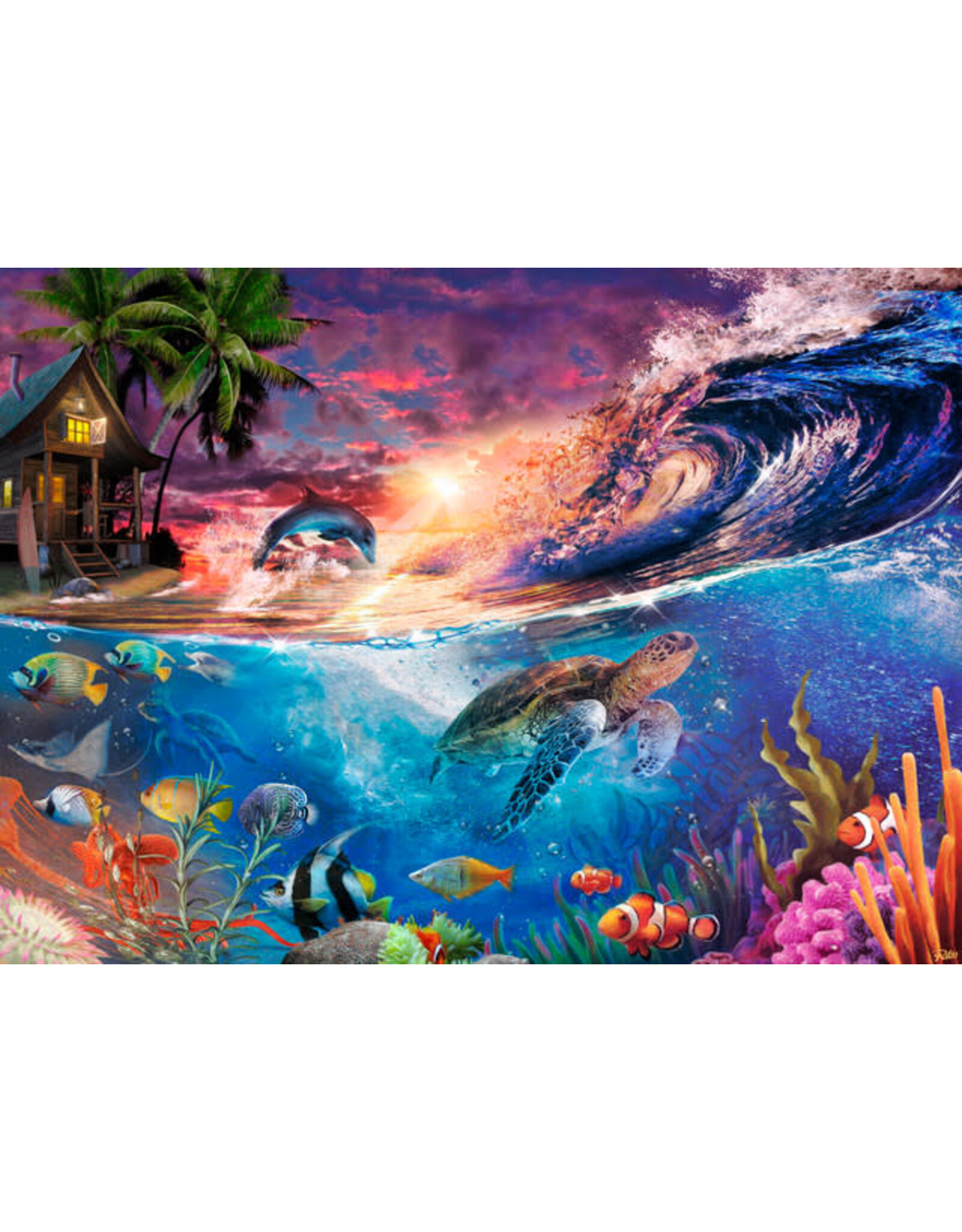 Vermont Evening Sea 550 Piece Puzzle