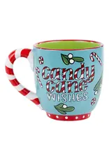 Glory Haus Candy Cane Wishes Mug