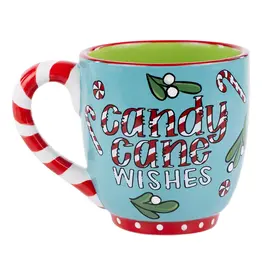 Glory Haus Candy Cane Wishes Mug