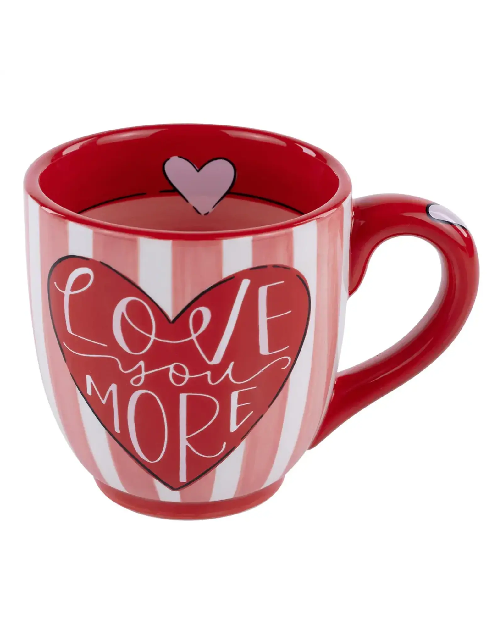 Glory Haus Love You More Striped Mug