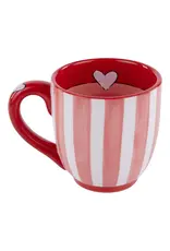 Glory Haus Love You More Striped Mug